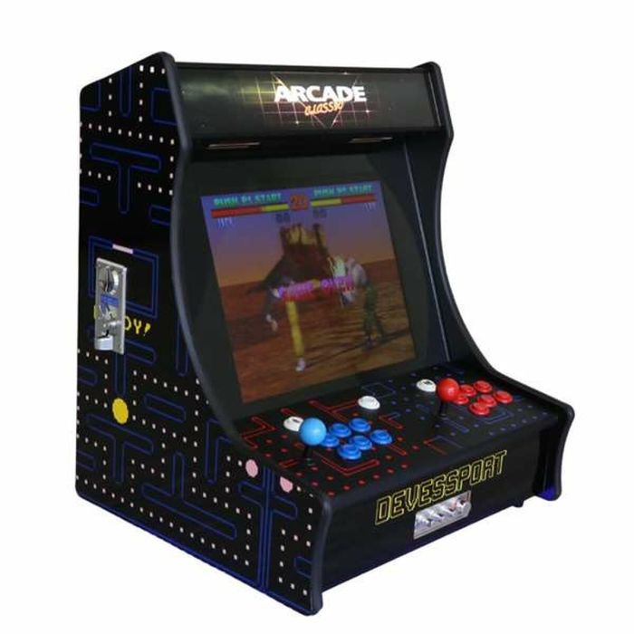 Consola juegos arcade con 19 pulgadas 2 jugadores.