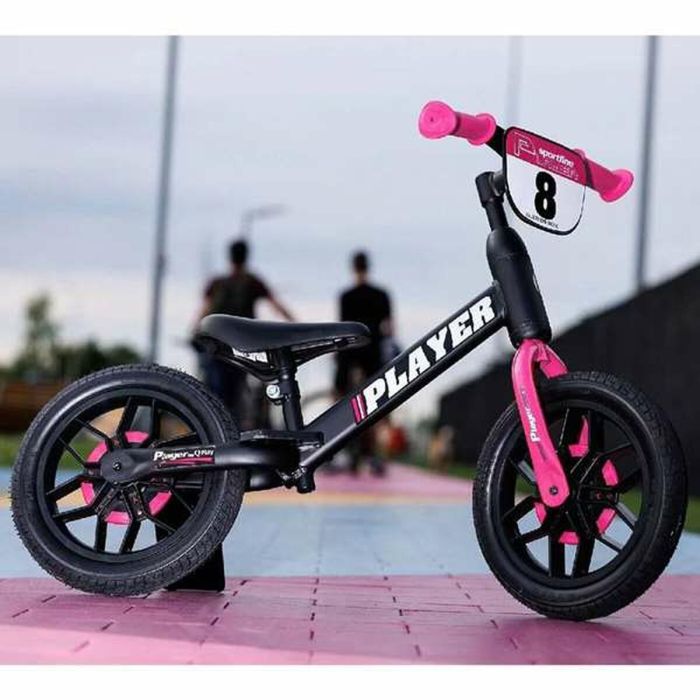 Bicicleta Infantil New Bike Player Luces Rosa 10" 4