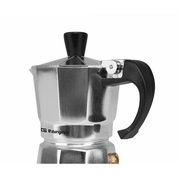 Cafetera Italiana Orbegozo KF 100  1T Plateado Aluminio (1 Taza) 4