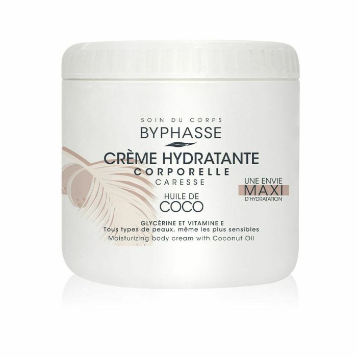 Crema Corporal Hidratante Byphasse Aceite de coco (500 ml)