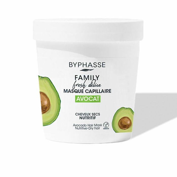 Mascarilla Capilar Nutritiva Byphasse Family Fresh Delice Cabellos Secos Aguacate (250 ml)