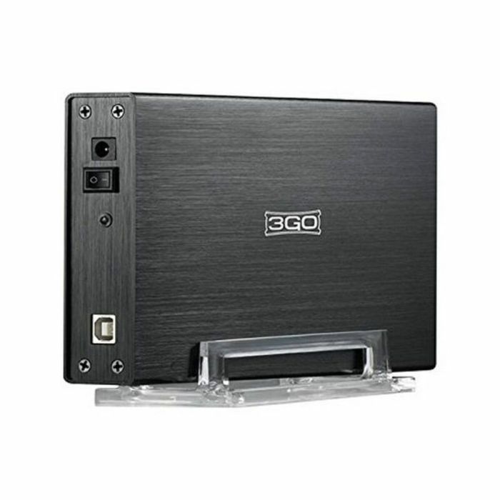 Carcasa para Disco Duro 3,5" USB 3GO HDD35BKIS