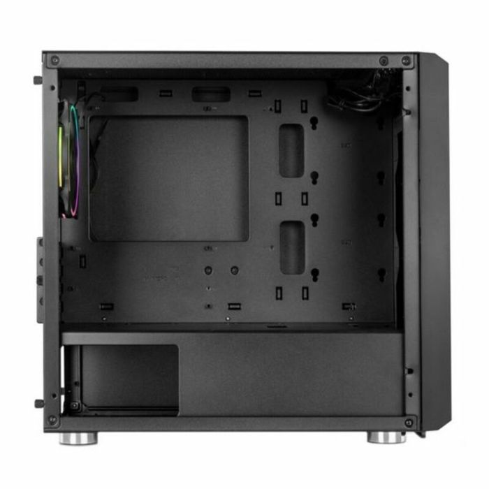 Caja Minitorre Micro ATX / ITX NOX Hummer Fusion RGB LED Negro 1