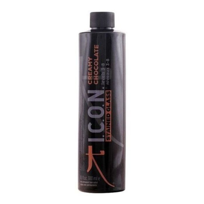 Tinte sin Amoniaco Stained Glass Creamy Chocolate I.c.o.n. Stained Glass Creamy Chocolate Nº 3-8 300 ml