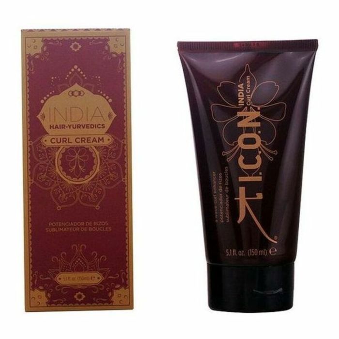 I.C.O.N. INDIA Curl Cream Crema Tratante y de Peinado para Rizos y Ondas Definidos 150 ml I.C.O.N. INDIA Curl Cream Crema Tratante y de Peinado para Rizos y Ondas Definidos 150 ml