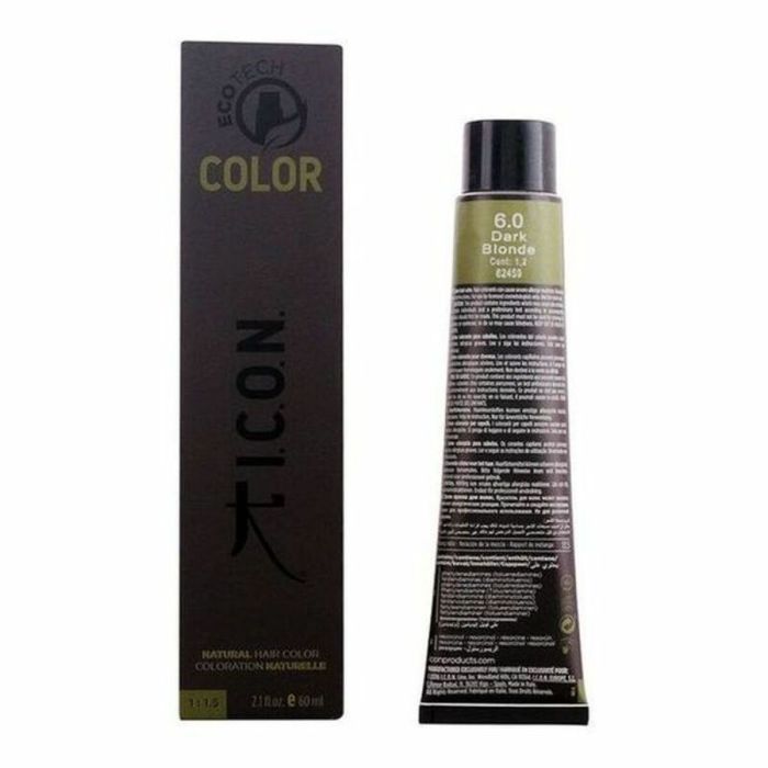 Tinte Permanente Ecotech Color I.c.o.n. Ecotech Color (60 ml) Nº 9.0-rubio muy claro Nº 8.0-rubio claro 60 ml