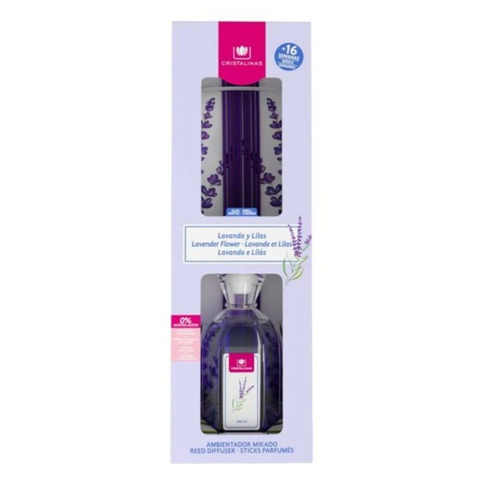 Ambientador Mikado Cristalinas Mikado Lavanda Lila 180 ml 1 Ambientador Mikado Cristalinas Mikado Lavanda Lila 180 ml 1
