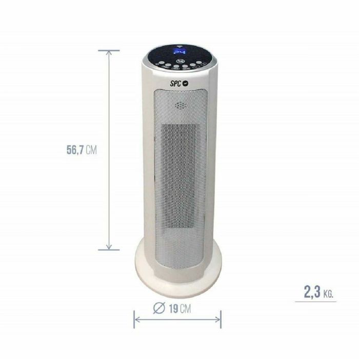 Calefactor Vertical SPC 6451B WiFi 2000W Gris 1 Calefactor Vertical SPC 6451B WiFi 2000W Gris 1