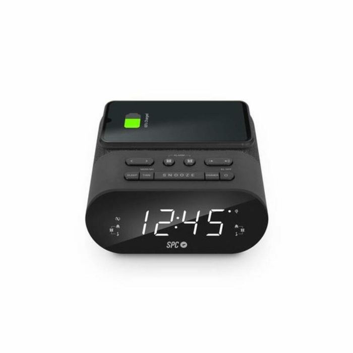 Reloj Despertador con Cargador Inalámbrico SPC 4587N (1 unidad) 7