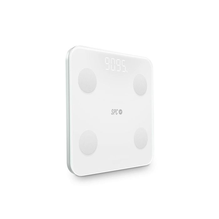Báscula Digital de Baño SPC Internet ATENEA FIT 3 Blanco Cristal Templado 180 kg 50 x 50 x 28 cm 1