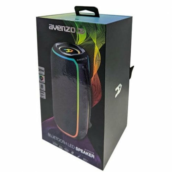 Altavoz Bluetooth Portátil Avenzo AV-SP3007B Negro 3