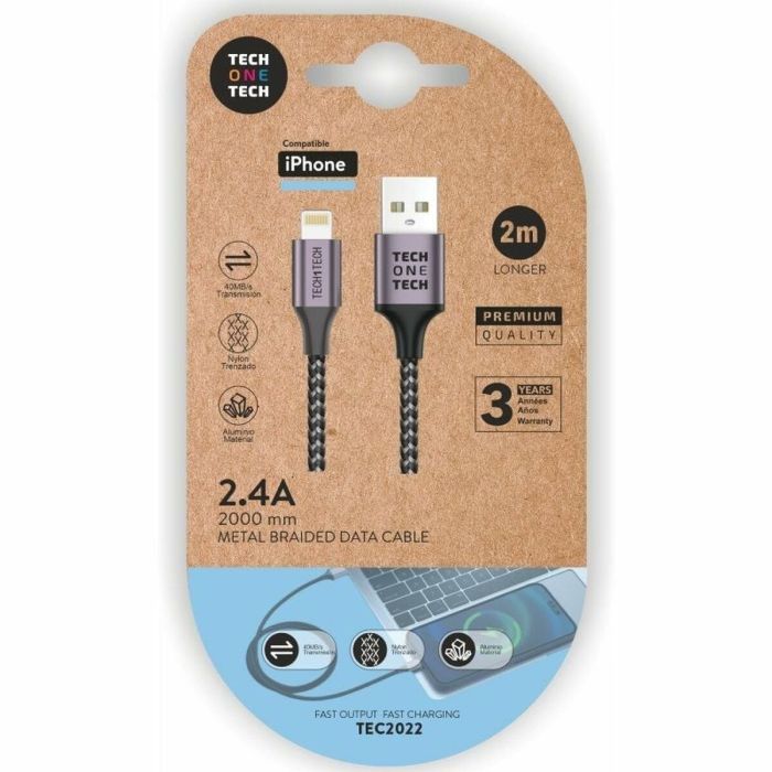 Cable Lightning Tech One Tech TEC2022 2 m 1