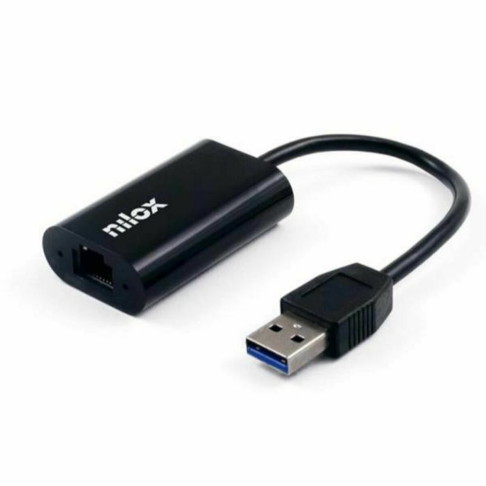 Nilox Cable Adaptador Usb A A Rj45 M-H Negro