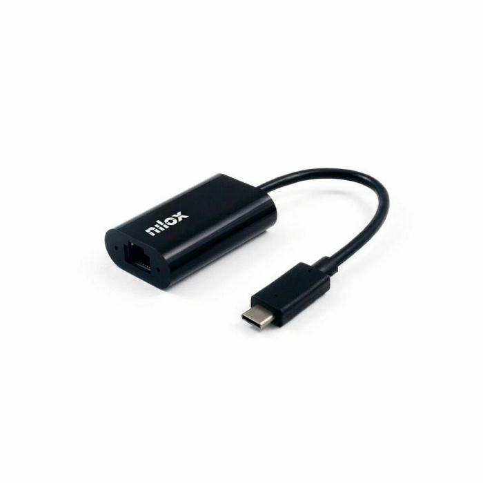 Nilox Cable Adaptador Usb C A Rj45 M-H Negro