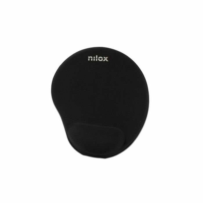 Nilox Alfombrilla Ergonomica Para Raton Negro