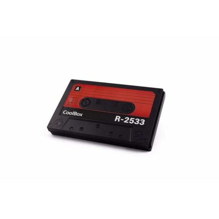 Disco Duro CoolBox SlimChase R-2533 Negro/Rojo 2,5" 2