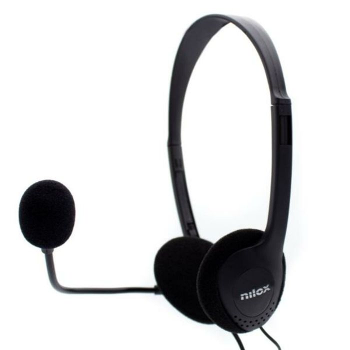 Auriculares con Micrófono Nilox NXCM0000004 Negro 1