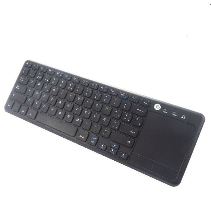 Teclado con Touchpad CoolBox COO-TEW01-BK Negro Qwerty Español