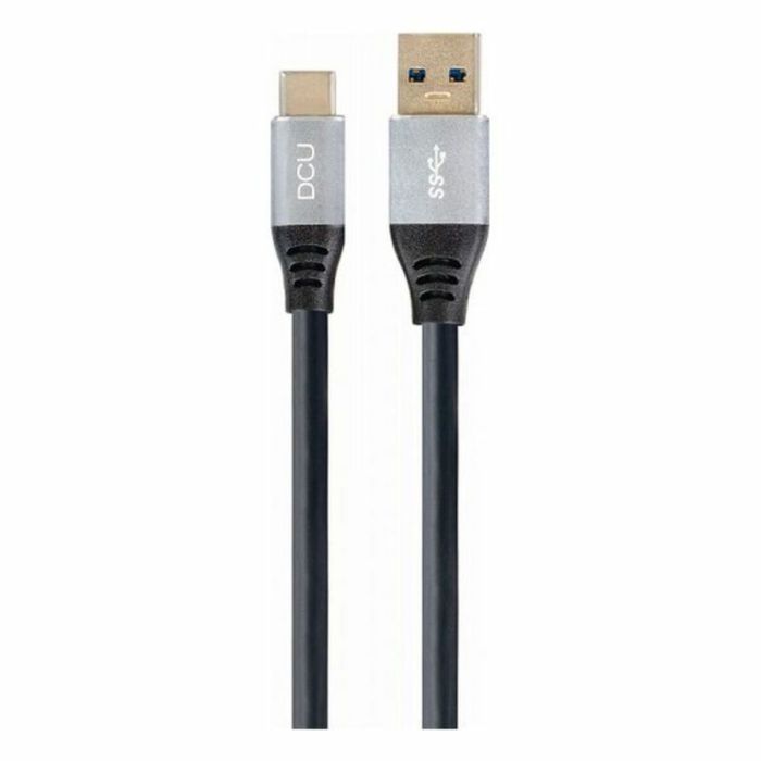 Cable USB A a USB C DCU Negro (1,5M)