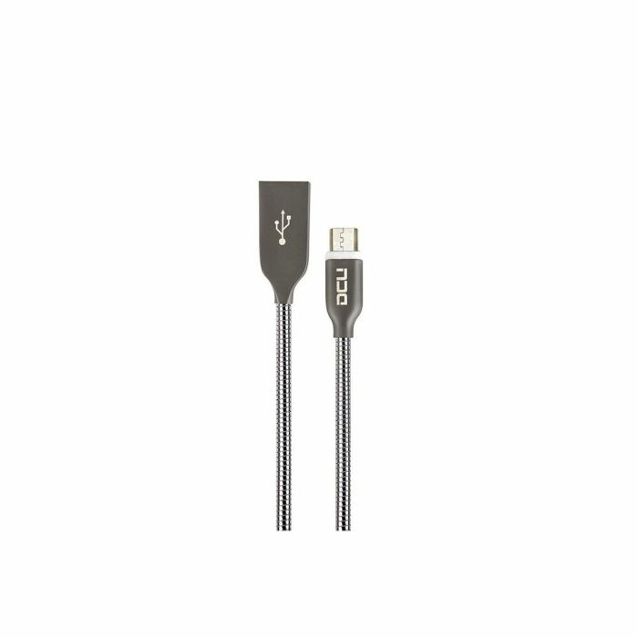 Cable USB a micro USB DCU 30401295 Gris 1 m 1