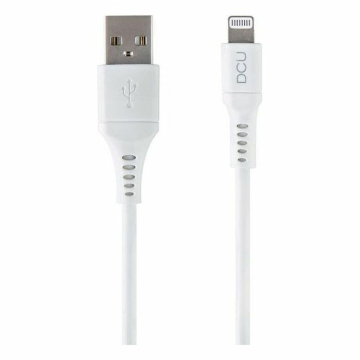Cable USB a Lightning DCU 34101290 Blanco (1M)