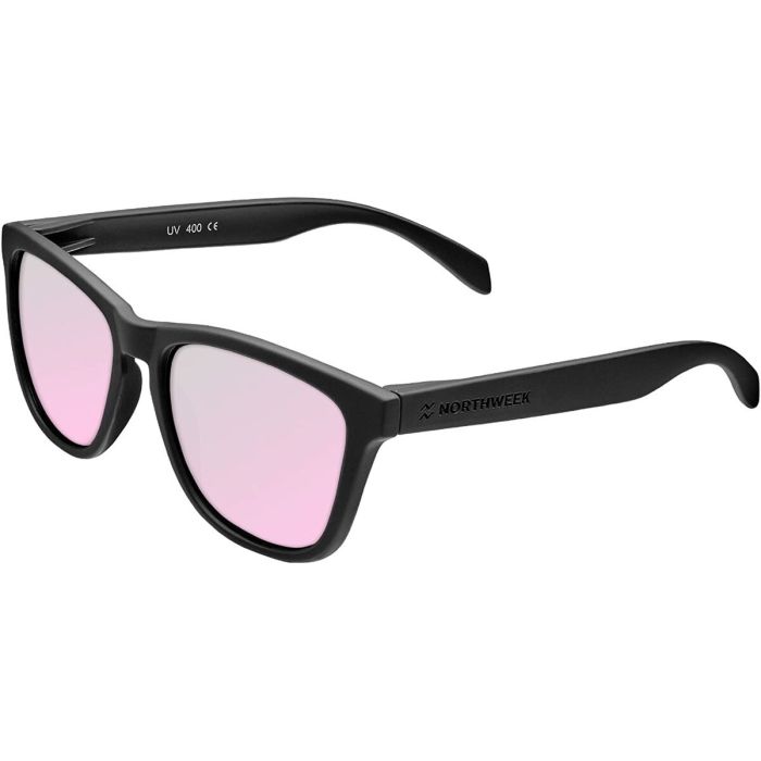 Gafas de Sol Unisex Northweek Regular Pipe Negro Rosa (Ø 47 mm) 2