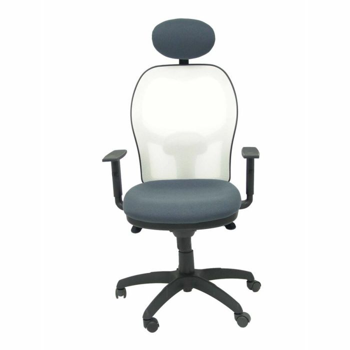 Silla de Oficina con Cabecero Jorquera P&C ALI600C Gris Gris oscuro 6