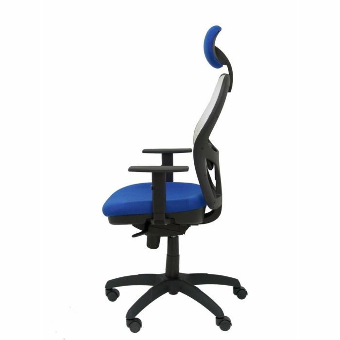 Silla de Oficina con Cabecero Jorquera  P&C ALI229C Azul 2