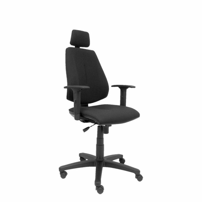 Silla de Oficina con Cabecero Montalvos P&C LI840CB Negro