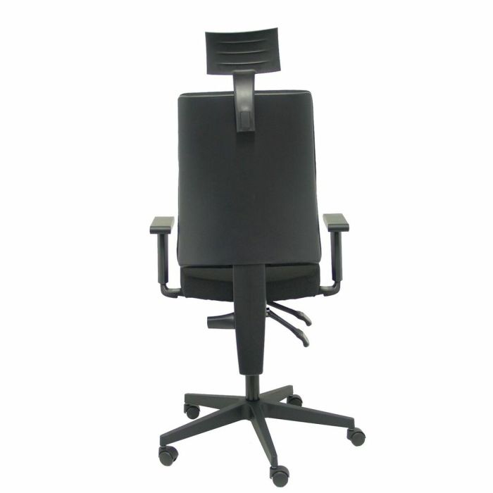 Silla de Oficina con Cabecero Lezuza P&C Negro 1