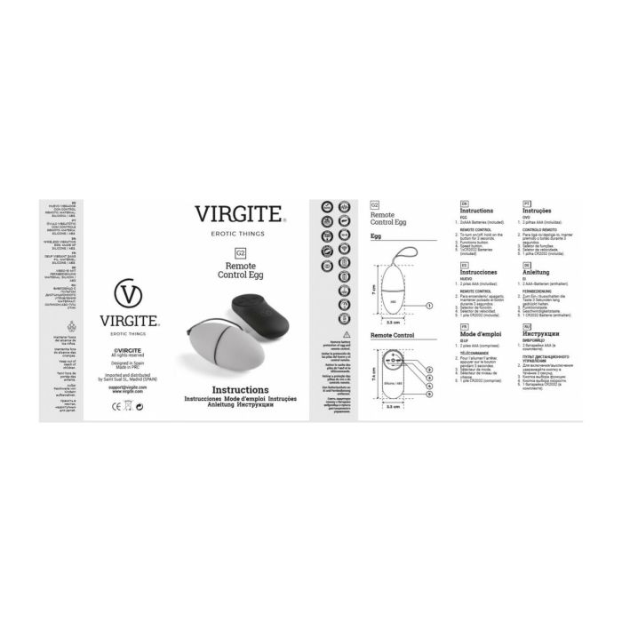 Huevo Vibrador Virgite Rosa 3