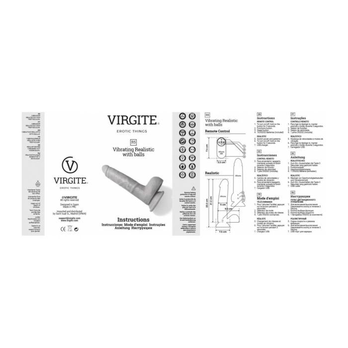 Vibrador realista Virgite 5