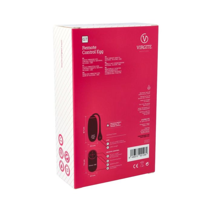 Huevo Vibrador Virgite Rosa 3