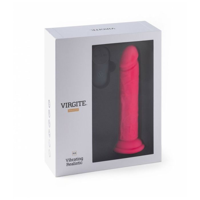 Vibrador realista Virgite Rosa 16,5 cm 4