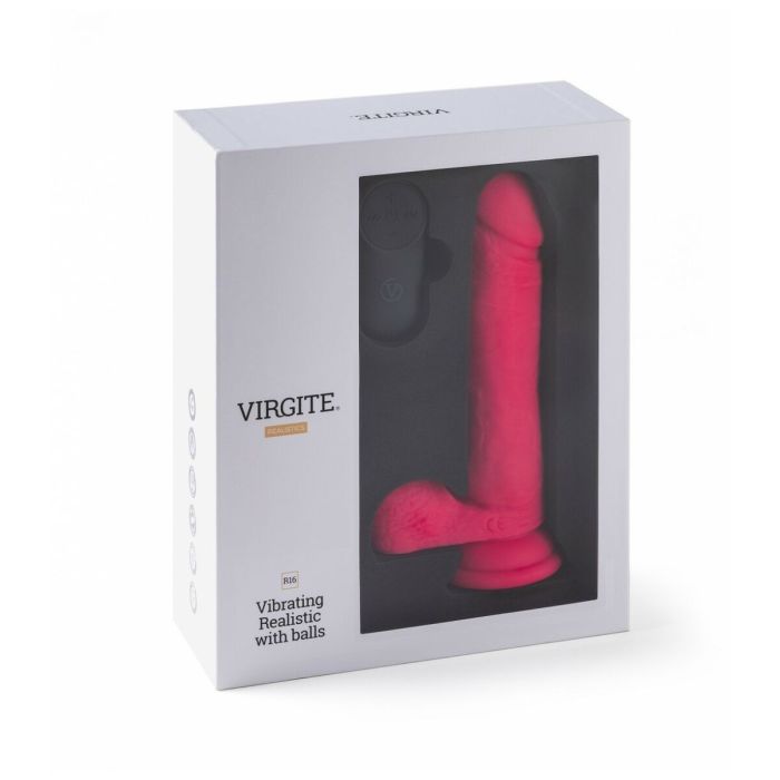 Vibrador realista Virgite Rosa 16 cm 4