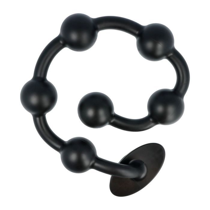 Bolas Anales Virgite Silicona Negro