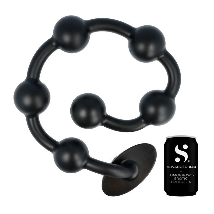 Bolas Anales Virgite Silicona Negro 2