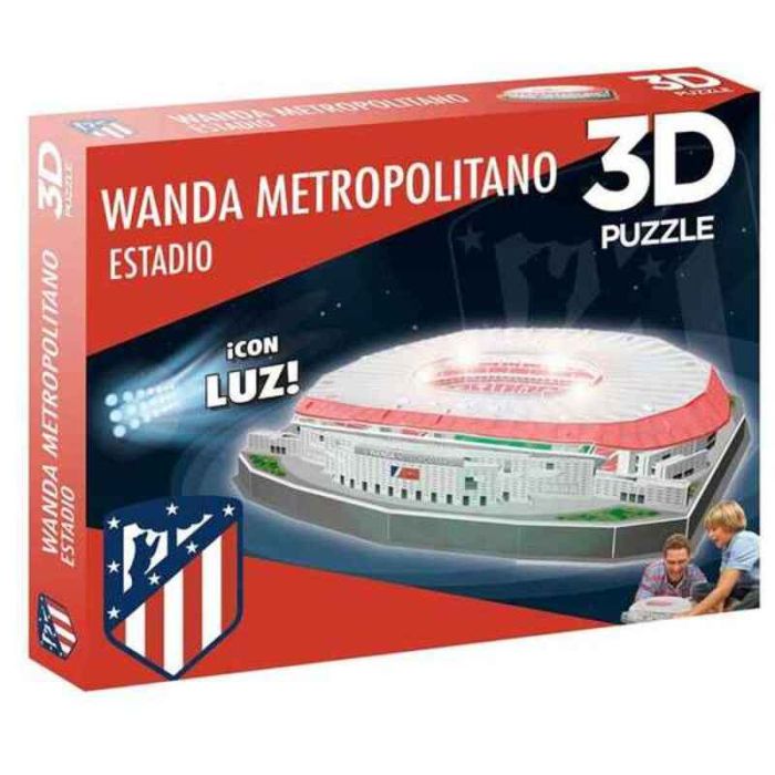 Puzzle 3D Wanda Metropolitano Luz Atlético de Madrid Puzzle 3D Wanda Metropolitano Luz Atlético de Madrid