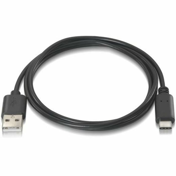 Cable USB A a USB-C Aisens A107-0050 Negro 50 cm