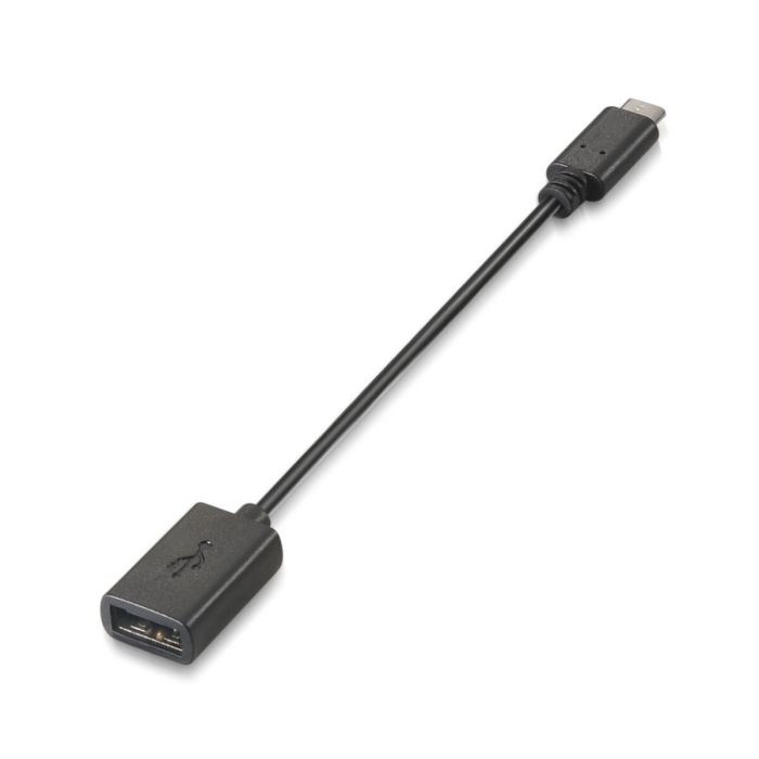 Cable USB A a USB-C Aisens A107-0059 Negro 15 cm