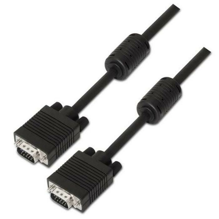 Aisens Cable Svga Con Ferrita Hdb15-M - Hdb15-M Negro 1,8M