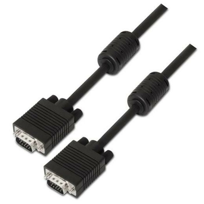 Aisens Cable Svga Con Ferrita Hdb15-M - Hdb15-M Negro 3,0 M