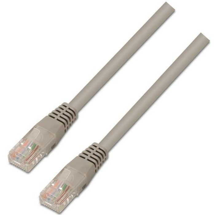 Cable de Red Rígido UTP Categoría 6 Aisens 1 m Gris