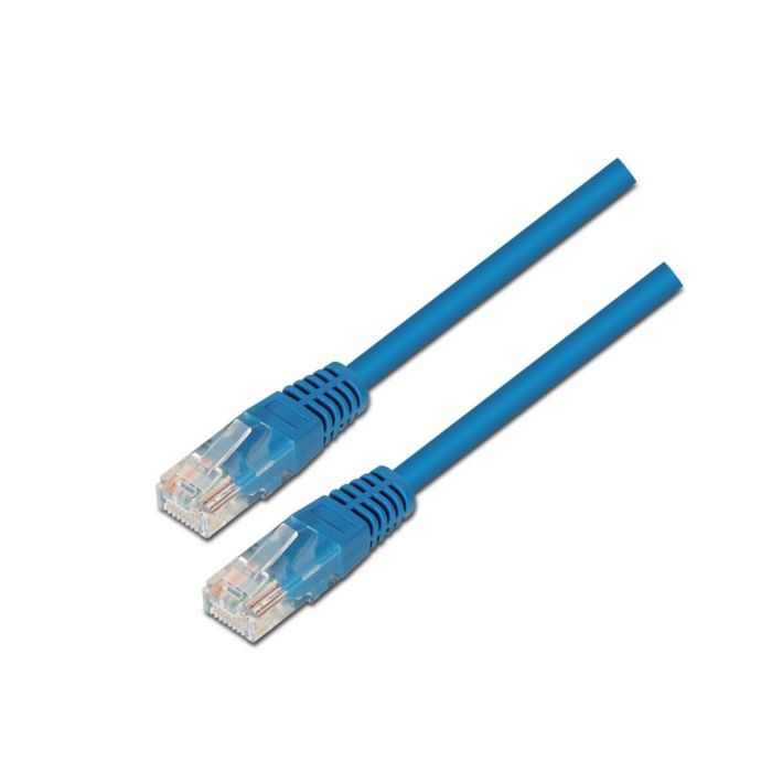 Aisens cable de red latiguillo rj45 cat.6 utp awg24 azul 1,0 m