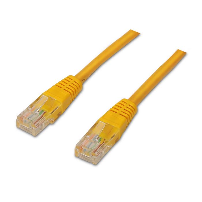 Aisens Cable De Red Latiguillo Rj45 Cat.6 Utp Awg24 Amarillo 0,5 M