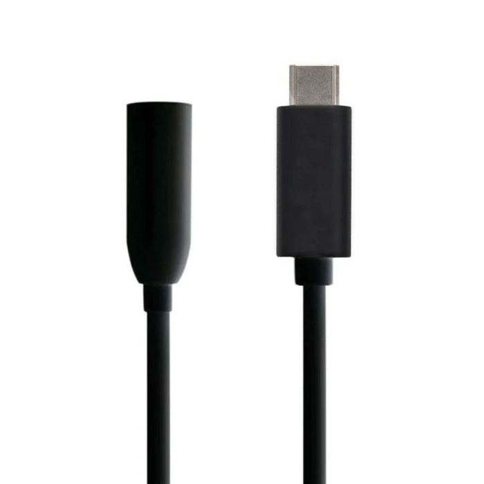 Adaptador USB C a Jack 3.5 mm Aisens A109-0348 Negro 15 cm 1