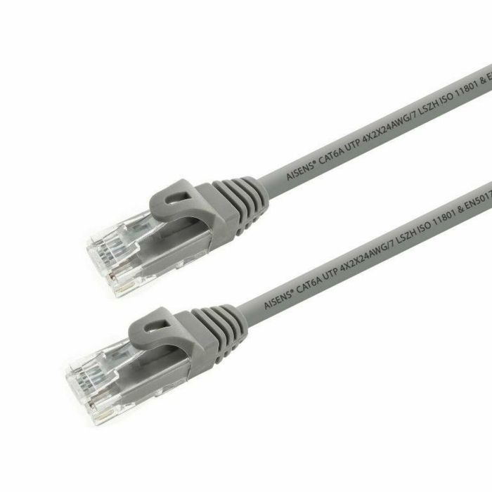 Aisens Cable De Red Latiguillo Rj45 Lszh Cat.6A 5600 Mhz Utp Awg24 gris 3,0M