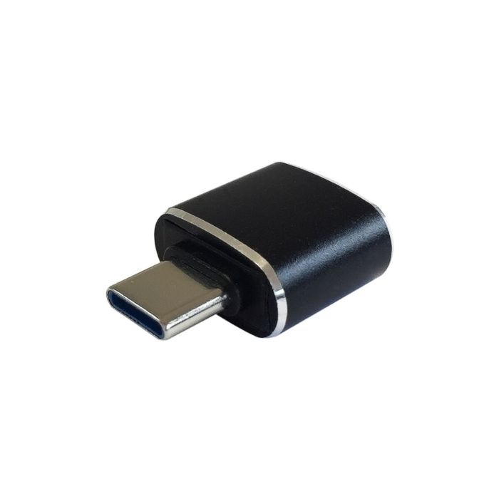 Cable Aisens Mini adaptador USB 3.1 Gen2 3A, tipo USB-C/M-A/H, Negro