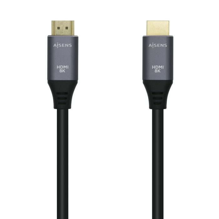 Cable HDMI Aisens Negro Negro/Gris 1 m 1