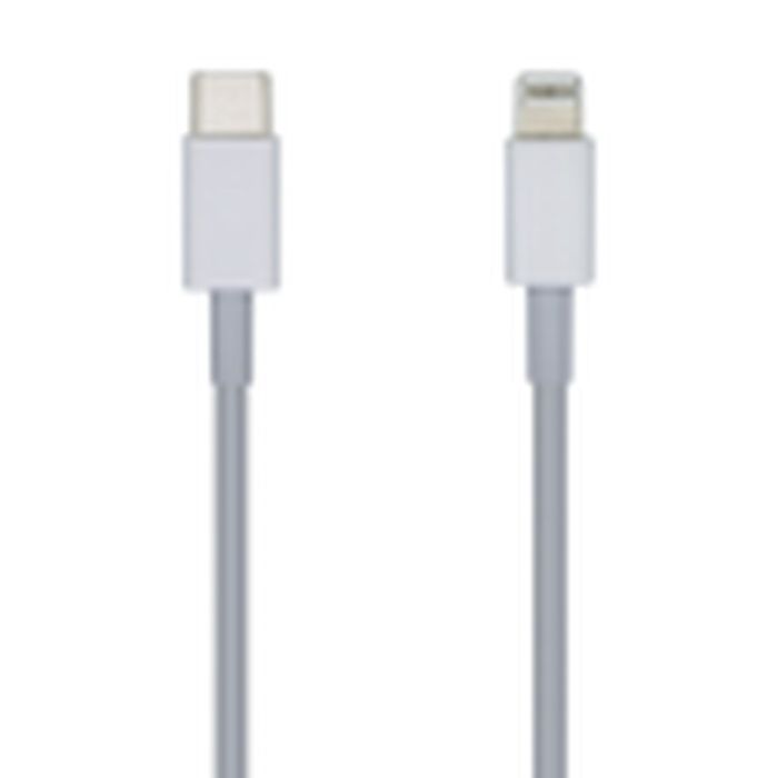 Cable Lightning Aisens A102-0441 Blanco 20 cm (1 unidad) 1